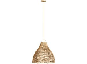 5056667088504 - Privatefloor - Boho-Stil Rattan Hängeleuchte - Rodric