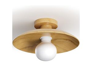 5056667091566 - Privatefloor - Deckenlampe - Holz-Deckenleuchte - Richmon Naturfarben - Holz - Naturfarben