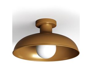 5056667095779 - Privatefloor - Deckenlampe - Vintage Deckenleuchte - Gubi Gealtertes Gold - Metall - Gealtertes Gold