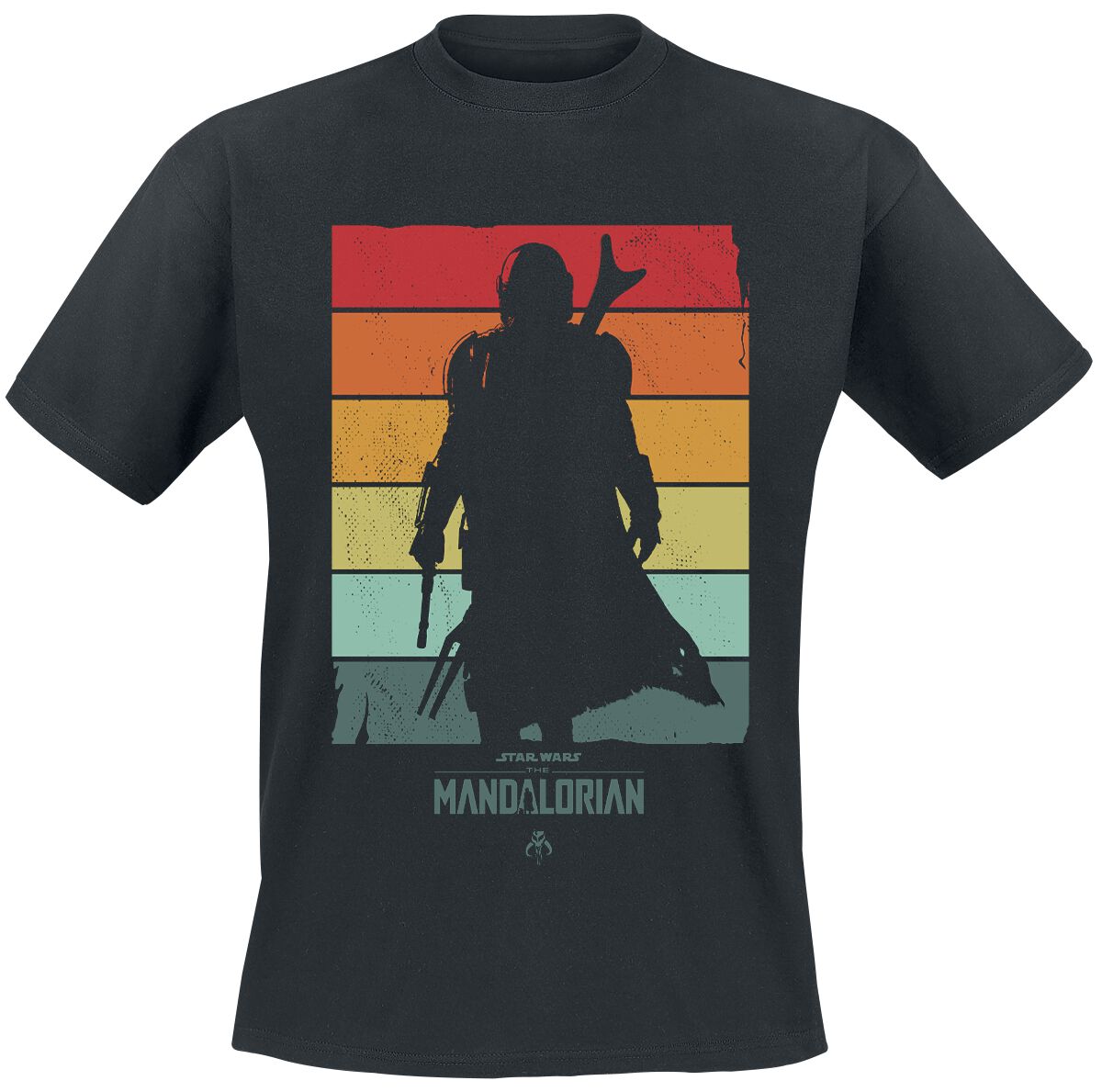 5056688502225 - The Mandalorian - Spectrum T-Shirt schwarz in S