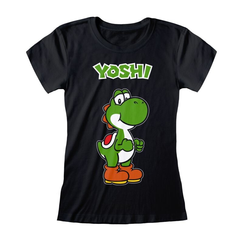 5056688503628 - Yoshi Name Tag T-Shirt schwarz in S