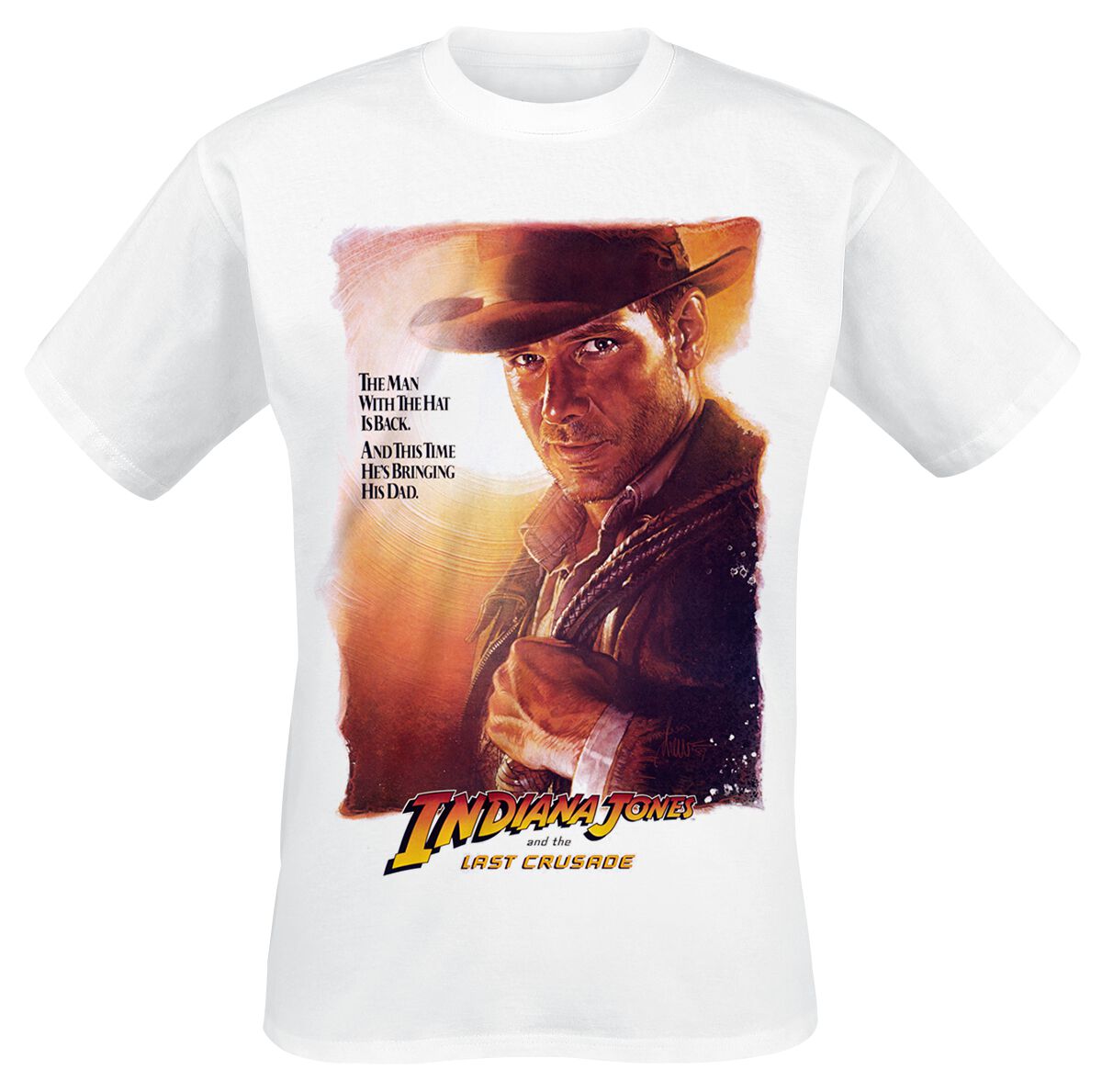 5056688508470 - The Last Crusade Poster T-Shirt weiß in L