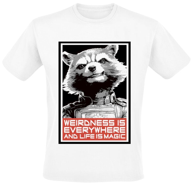 5056688508630 - Red Rocket T-Shirt weiß in XL