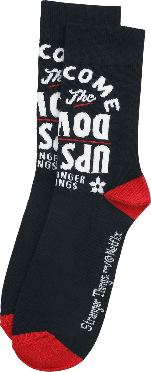 5056688510831 - Upside Down Socken schwarz rot weiß in L-XL