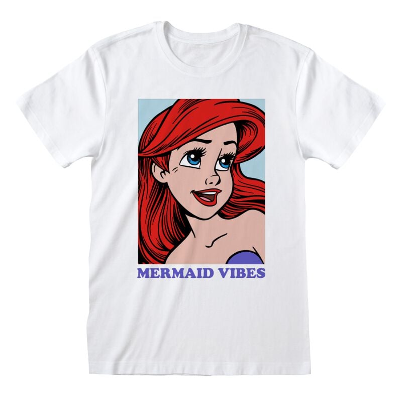 5056688518264 - Disney Little Mermaid - Mermaid Vibes T-Shirt weiß in XXL