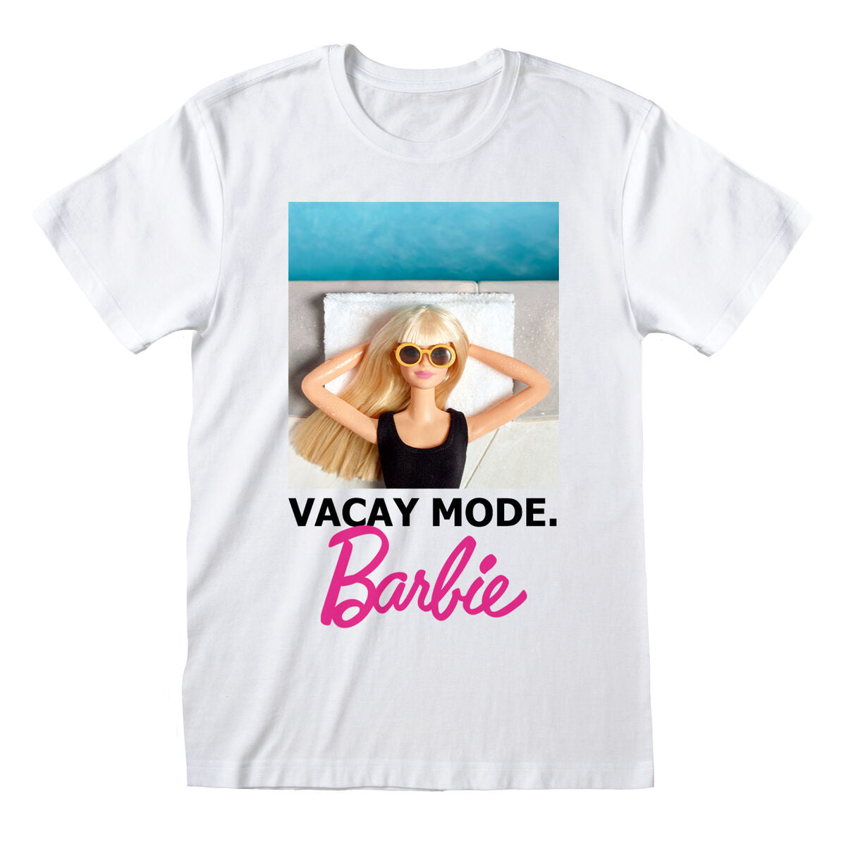5056688518455 - Kurzarm-T-Shirt Vacay Mode Weiß Unisex 5056688518455 - Kurzarm-T-Shirt Vacay Mode Weiß Unisex