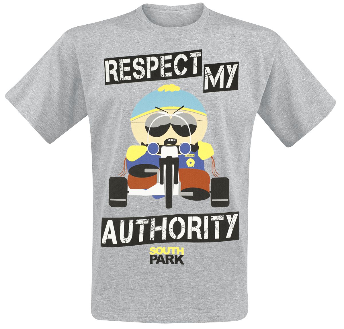 5056688518769 - Respect My Authority T-Shirt grau in S