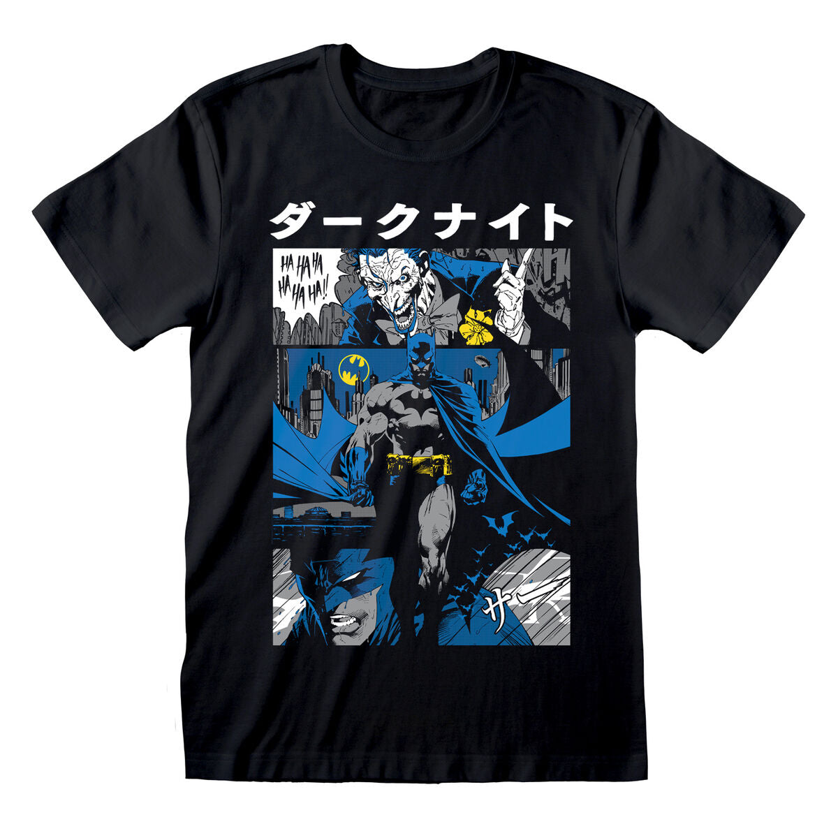 5056688521394 - Kurzarm-T-Shirt Manga Cover Schwarz Unisex