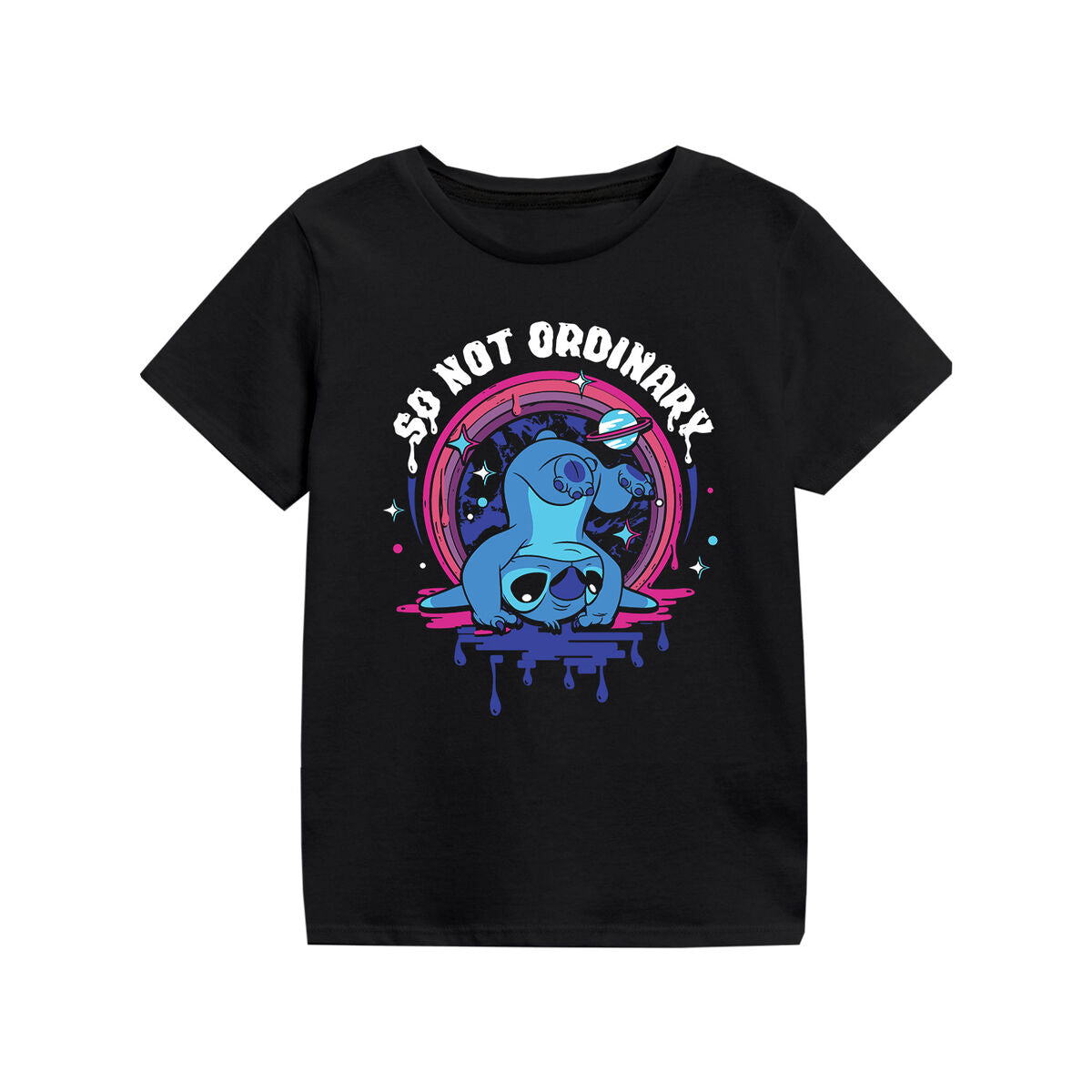 5056688521516 - Kurzarm-T-Shirt für Kinder So Not Ordinary Schwarz 5056688521516 - Kurzarm-T-Shirt für Kinder So Not Ordinary Schwarz
