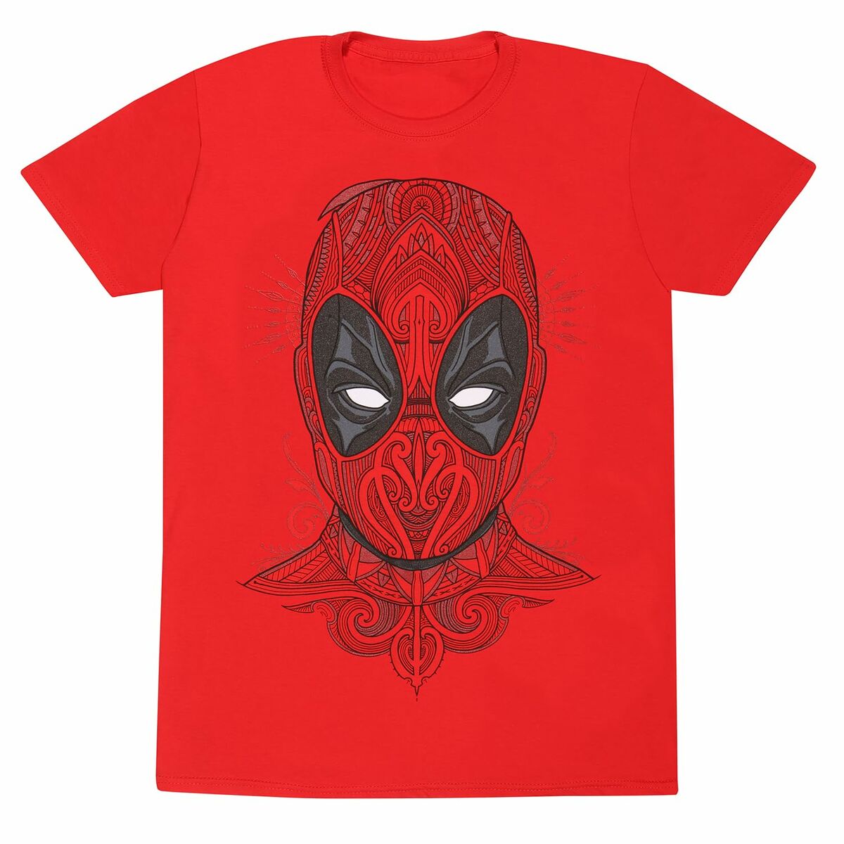 5056688524890 - Kurzarm-T-Shirt Tattoo Style Rot Unisex 5056688524890 - Kurzarm-T-Shirt Tattoo Style Rot Unisex