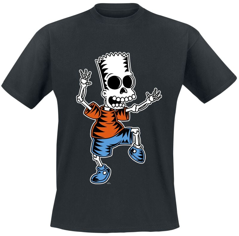 5056688525453 - Skeleton Bart T-Shirt schwarz in M