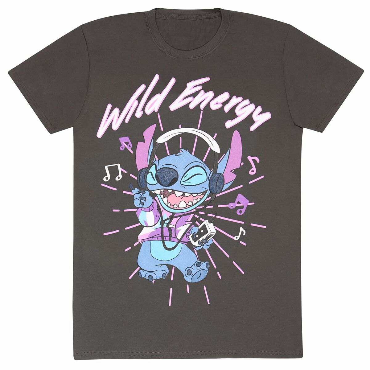 5056688526108 - Kurzarm-T-Shirt Wild Energy Graphit Unisex