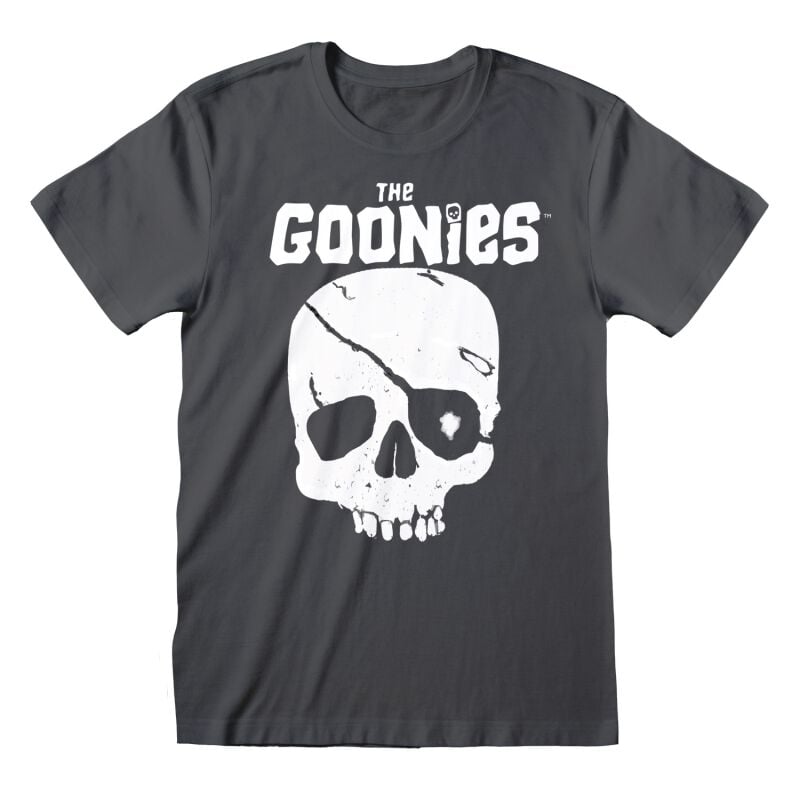 5056688531324 - The Goonies Skull T-Shirt grau in S