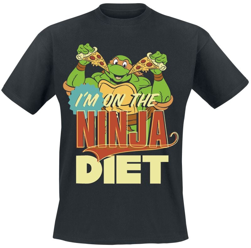 5056688531522 - I´m On The Ninja Diet T-Shirt schwarz in S