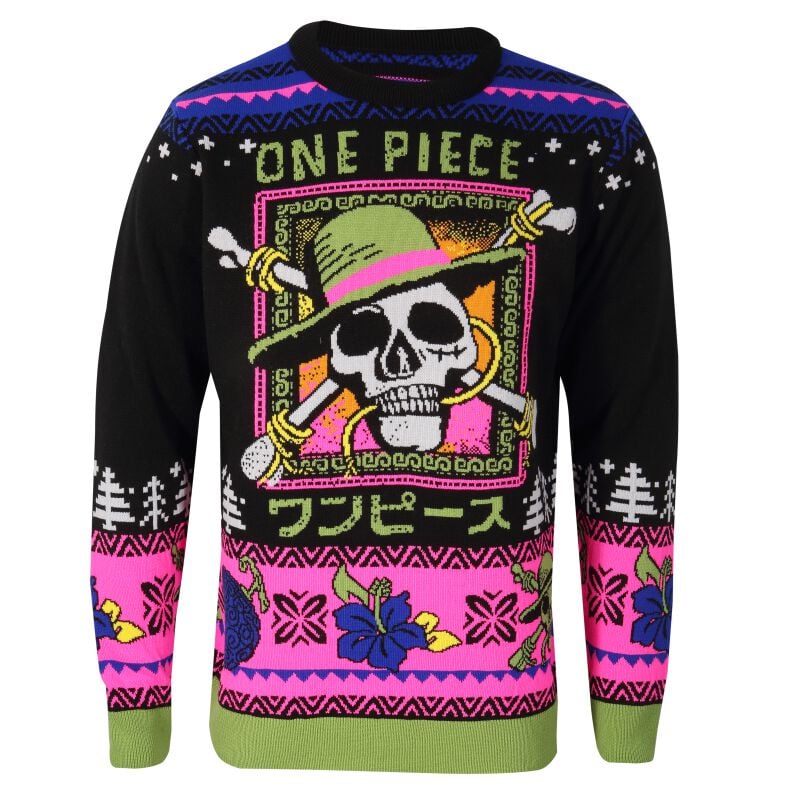 5056688546564 - Skull Weihnachtspullover multicolor in S