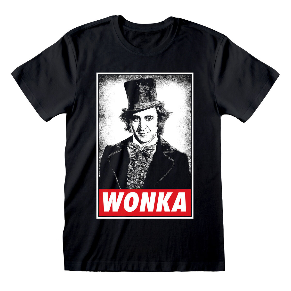 5056688549350 - Unisex Kurzarm-T-Shirt Wonka Schwarz