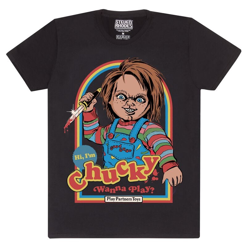 5056688552770 - x Chucky Wanna Play T-Shirt schwarz in S