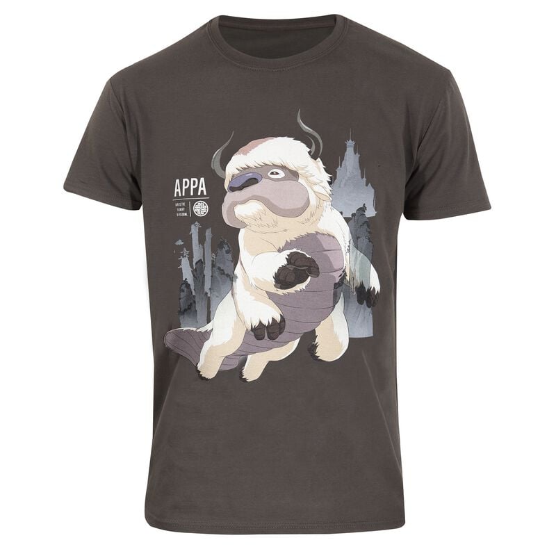 5056688555474 - Appa T-Shirt grau in XXL 5056688555474 - Appa T-Shirt grau in XXL