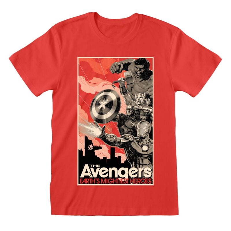 5056688559557 - Stylised Poster T-Shirt rot in M