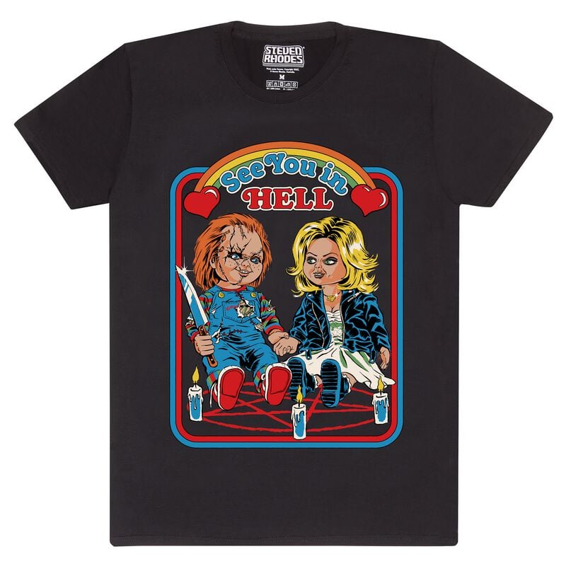 5056688559748 - x Chucky See You In Hell T-Shirt schwarz in S