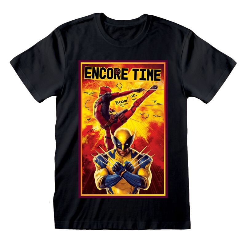 5056688566722 - & Wolverine - Encore Time T-Shirt schwarz in S