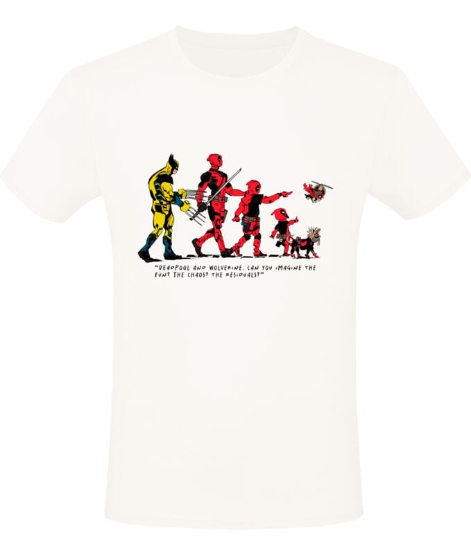 5056688573942 - And Wolverine - Can You Imagine T-Shirt weiß in M 5056688573942 - And Wolverine - Can You Imagine T-Shirt weiß in M