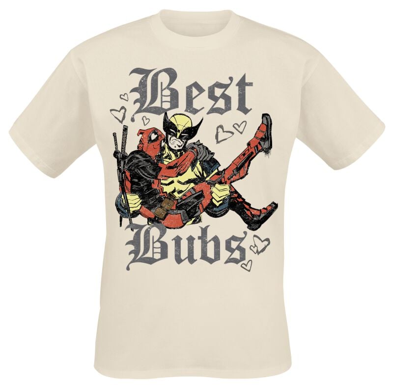 5056688573980 - & Wolverine - Best Bubs T-Shirt creme in S