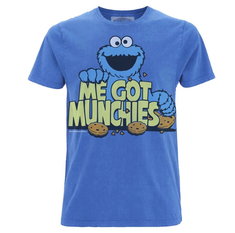 5056688579029 - Famous Forever - Me Got Munchies T-Shirt blau in S