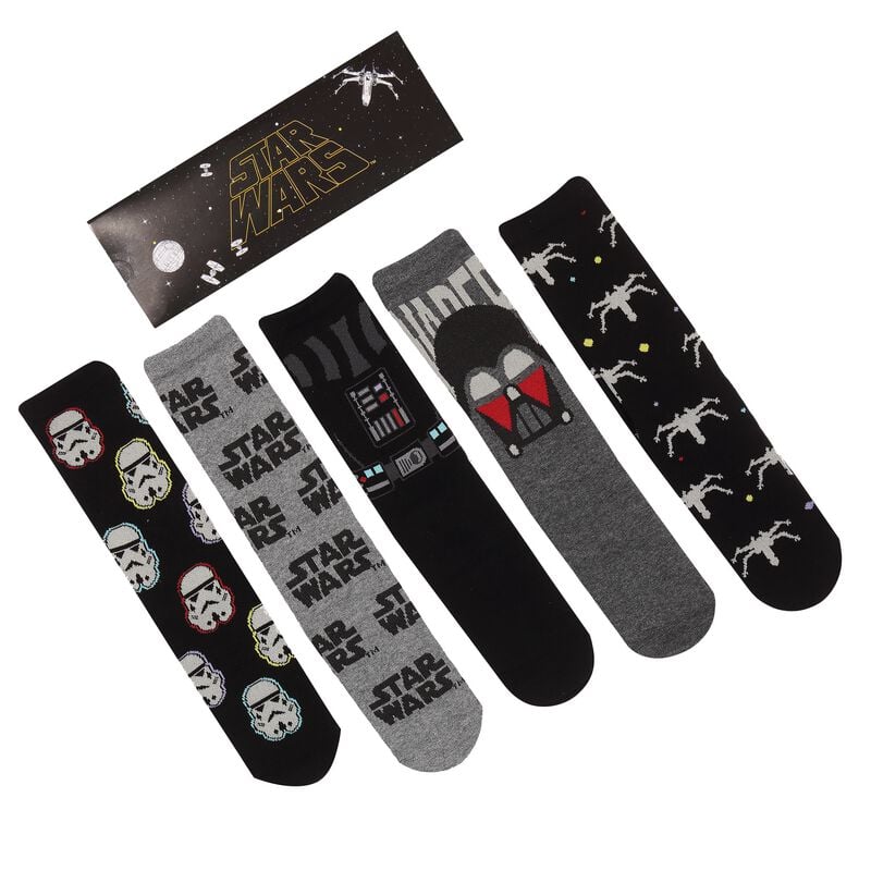 5056688584535 - Dark Side Socken multicolor in L-XL