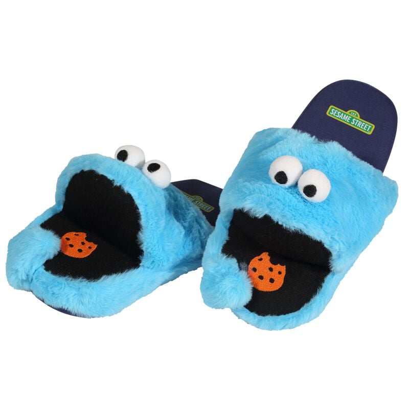 5056688588786 - Krümelmonster Hausschuh blau in L-XL