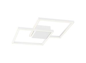 5056694101313 - Atlanta Integriertes led Halbbündiges Licht Weiß Aluminium led 25W 1600Lm 3000K - Merano