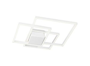 5056694101337 - Atlanta Integriertes led Halbbündiges Licht Weiß Aluminium led 42W 2650Lm 3000K - Merano