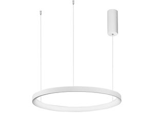 5056694101481 - Aurora 58 cm integrierte LED-Pendel-Deckenleuchte dimmbar Sandweiß Aluminium led 48 w 2880 lm 3000 k - Merano