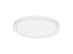 5056694102471 - Beaumont 46cm Integrierte led Semi Flush Light Metall Mattweiß außen Mattweiß innen led 40W 2200lm 3000K - Merano