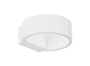 5056694108763 - Bend Integrierte LED-Wandleuchte Sandy White Aluminium led 6W 444Lm 3000K - Merano