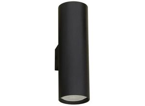 5056694108817 - Billings 2 Light Up & Down Wandleuchte Sandy Black Aluminium led GU10 2x10 - Merano