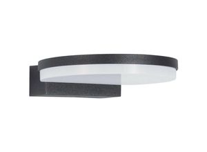 5056694112760 - Merano Alexandria Outdoor Down Wandleuchte Anthrazit Aluminium LED 10W 744Lm 3000K IP65
