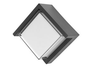 5056694113033 - Merano - Arbor Moderne Wandleuchte für den Außenbereich dunkelgraues abs klares weißes Acryl led 12 w 1385 lm 3000 k IP65