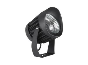 5056694115099 - Dauphin Display-Außenleuchte Schwarz Aluminium Glas led 20W 1500Lm 3000K IP65 - Merano