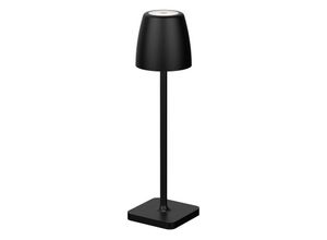 5056694115426 - Digby 30 cm tragbare Außenlampe Sandy Black Aluminium led 2 w 207 Lm 3000 k IP54 DC-geschaltetes USB-Kabel - Merano