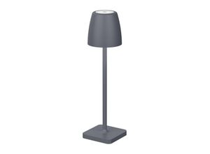 5056694115440 - Digby 30 cm tragbare Außenlampe Sandy dunkelgraues Aluminium led 2 w 207 lm 3000 k IP54 DC-geschaltetes USB-Kabel - Merano