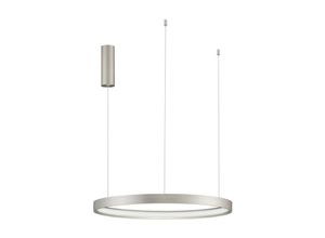 5056694117055 - Guelph Integrierte led Pendelleuchte Champagner Silber Aluminium led 42W 1512Lm 3000K - Merano