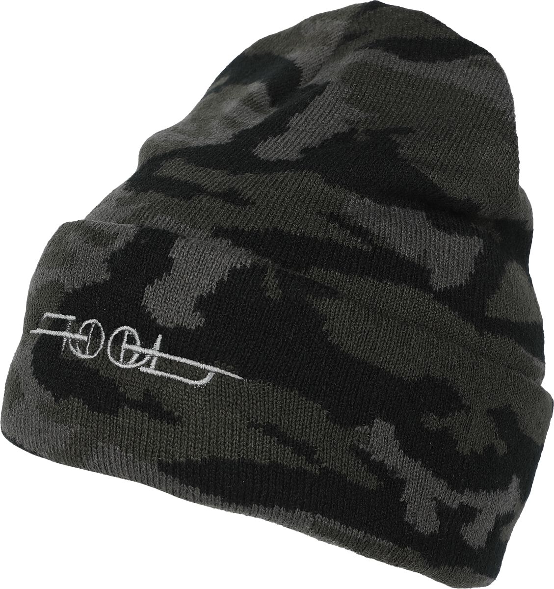 5056705721844 - Grey Camo Beanie Mütze graucamo