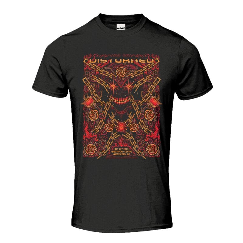 5056705727303 - Abbotsford Poster T-Shirt schwarz in S