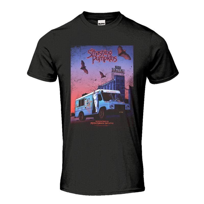 5056705727471 - Melbourne Poster T-Shirt schwarz in 3XL