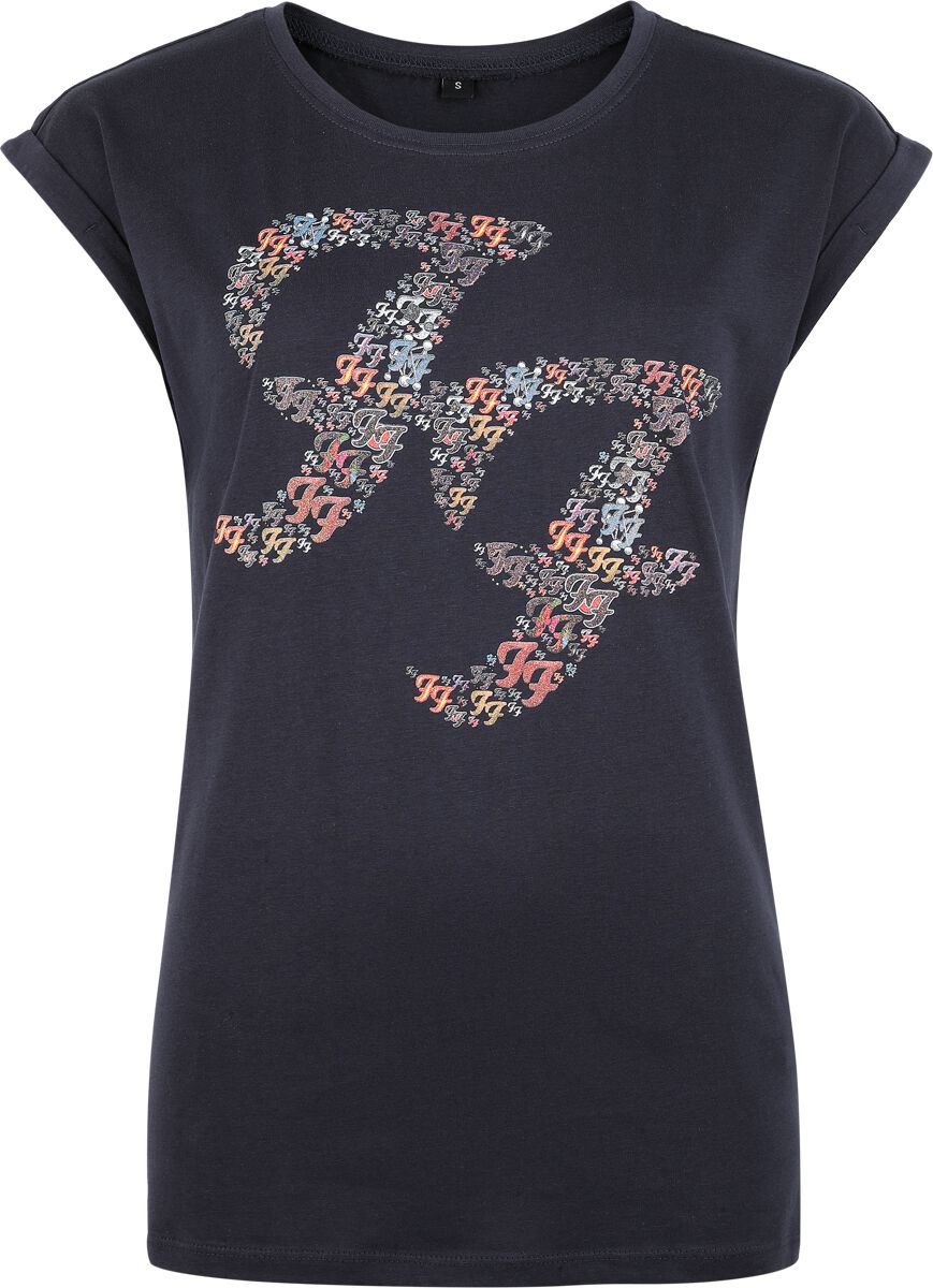 5056705731447 - Logo Crystals T-Shirt navy in S