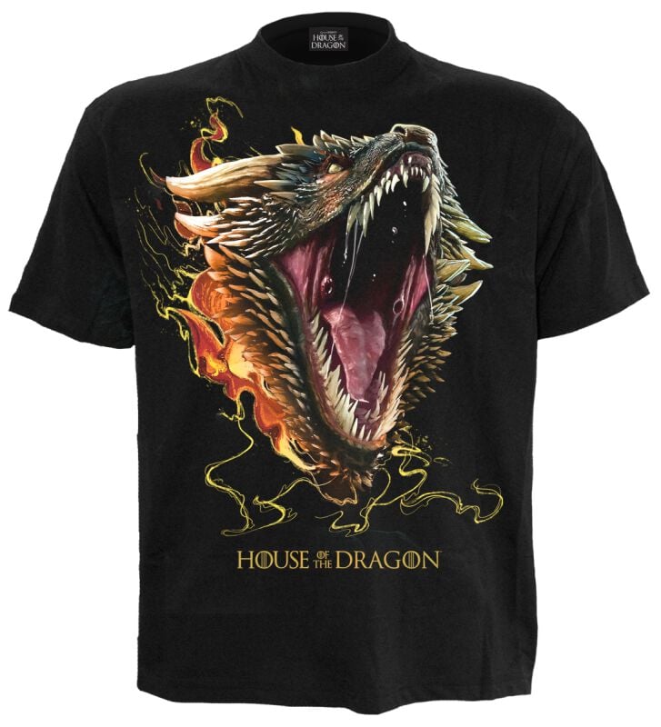 5056711210523 - House of the Dragon - 2 - Drogon T-Shirt schwarz in XL