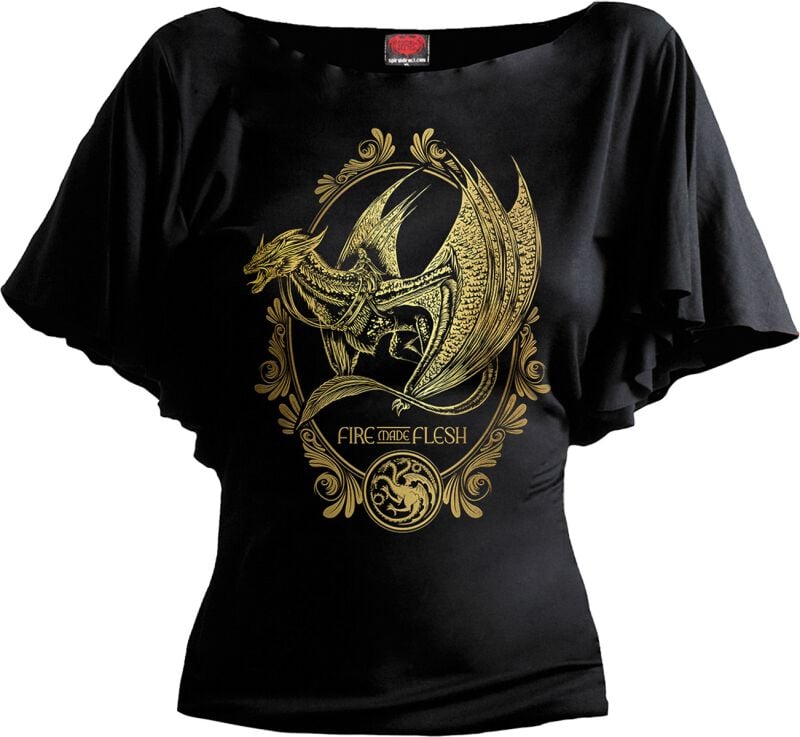 5056711210660 - House of the Dragon - 2 - Filigree T-Shirt schwarz in XXL