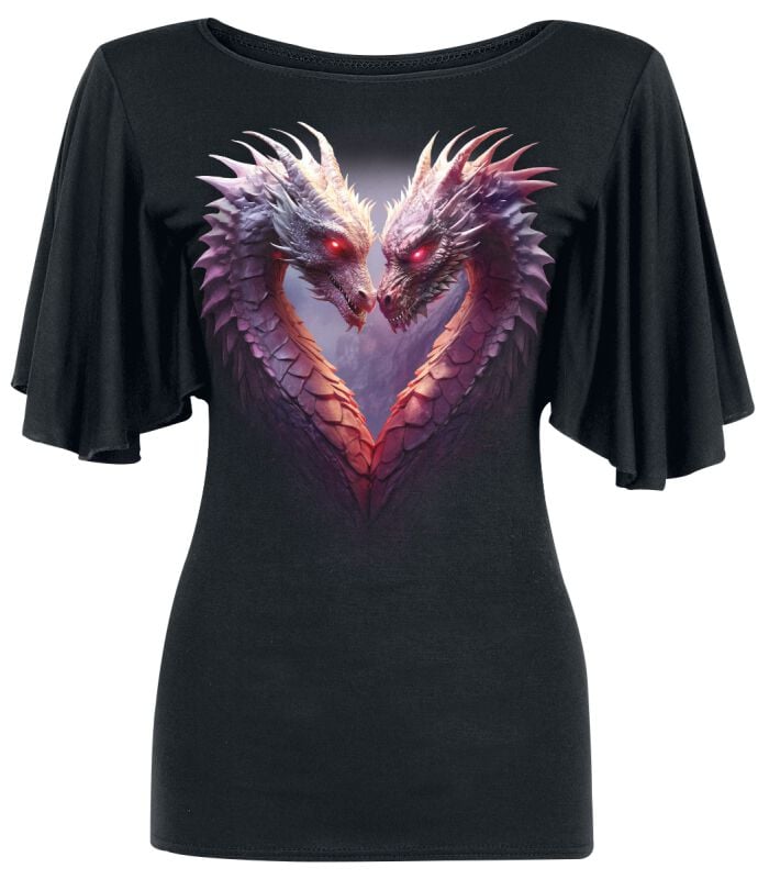 5056711214880 - Heart Of Dragon T-Shirt schwarz in XL