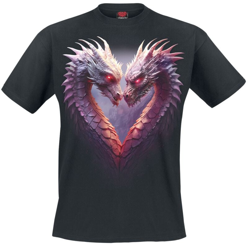 5056711214941 - Heart Of Dragons T-Shirt schwarz in XXL